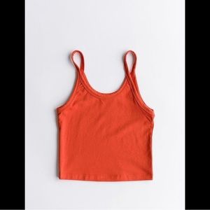 Arq Crop Tank, Size L in Cadmium